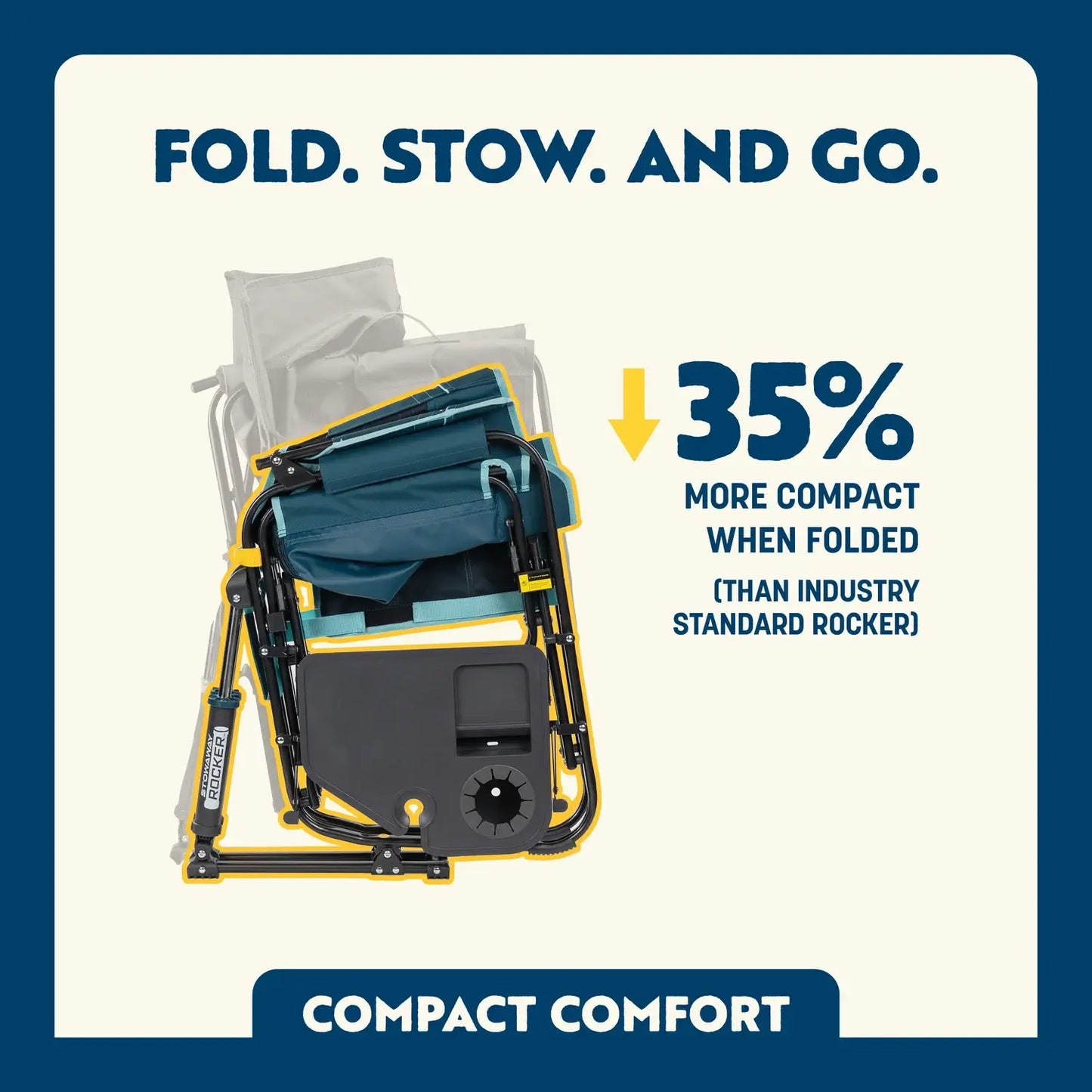 Stowaway Rocker™ with Side Table